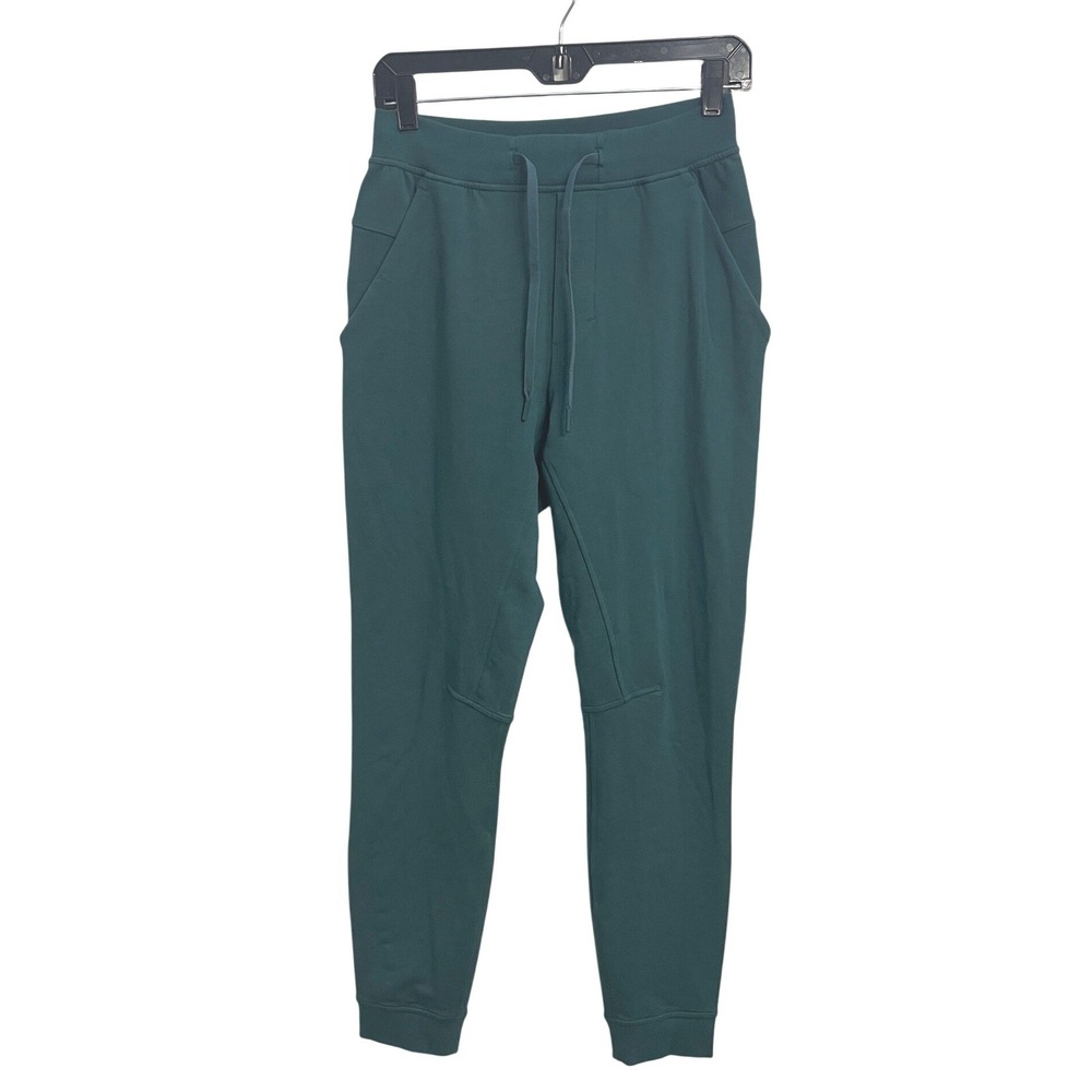 Lululemon City Sweat Jogger Mens XS Green Tapered Sweatpants Gym Workout Lounge